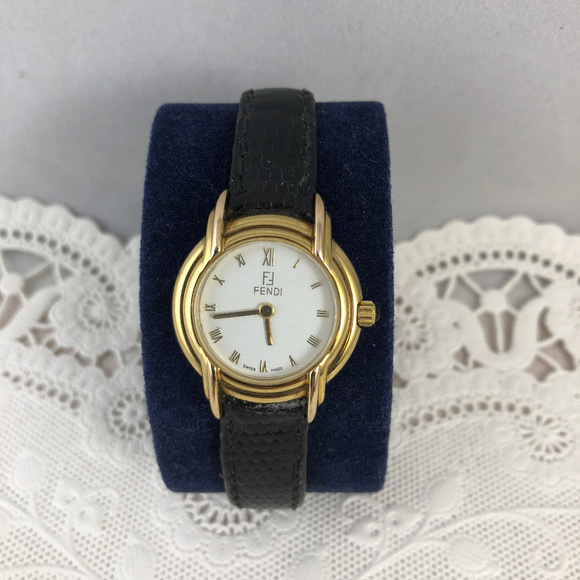 Vintage FENDI 300L18k Gold Plated Swiss Watch main image 16